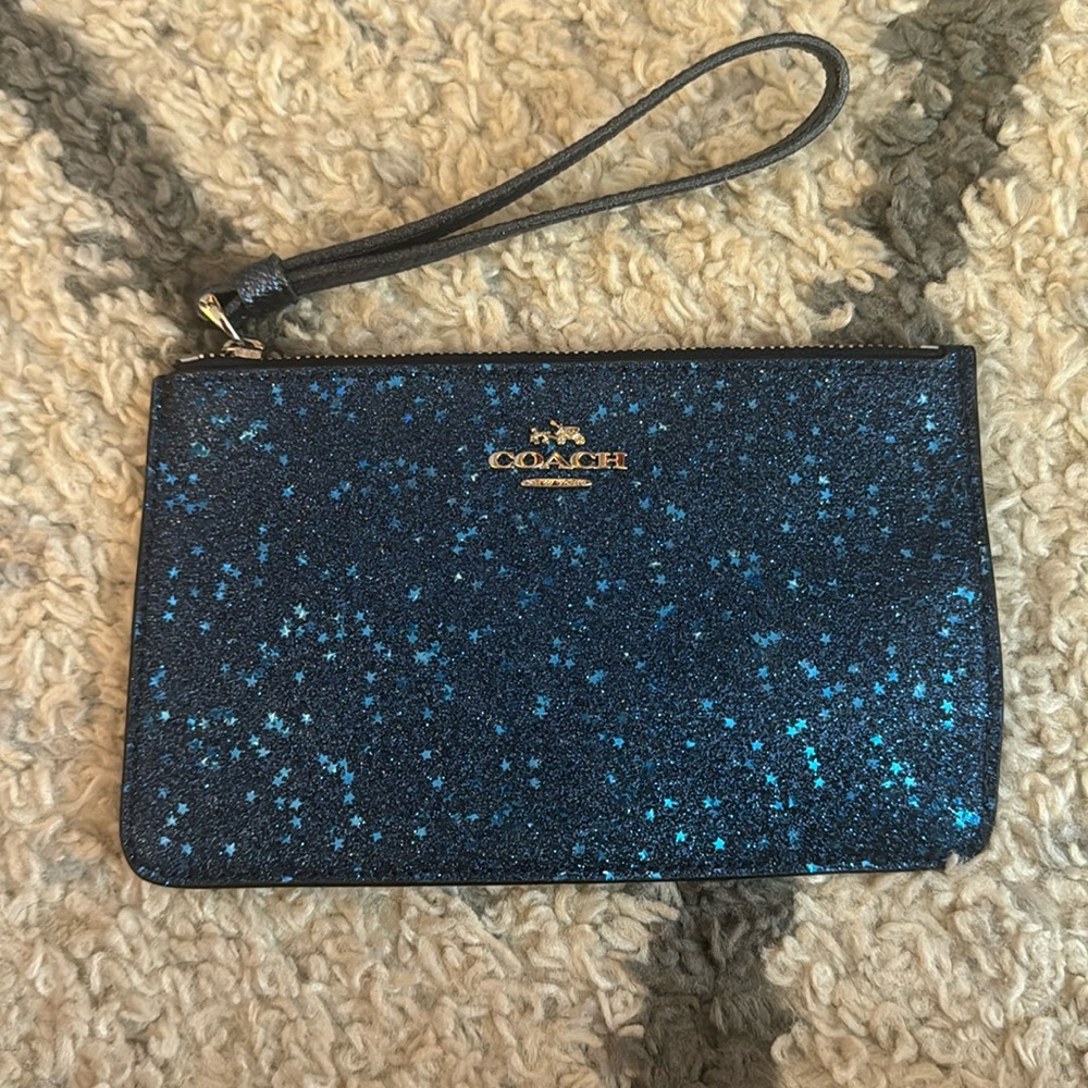 F22705 coach wristlet sparkly
